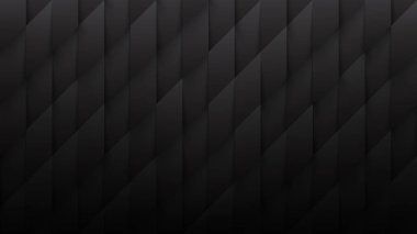3d Paralelkenarlı Desen Kavramsal Soyut Minimalist Siyah Arkaplan