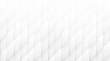 Abstract White Background 3D Parallelogram Pattern Conceptual High Technology