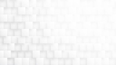 Conceptual 3D Tetragons Technologic Minimalist White Abstract Background