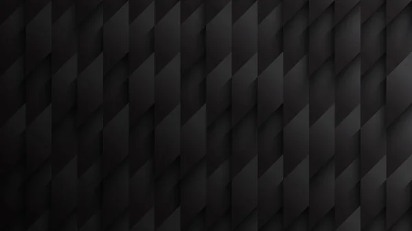 3D Parallelogram Blocks Conceptual Tech Dark Gray Abstract Background — 图库照片