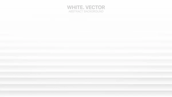 Minimalist White Abstract Background 3D Vector Blurred Structure — 스톡 벡터