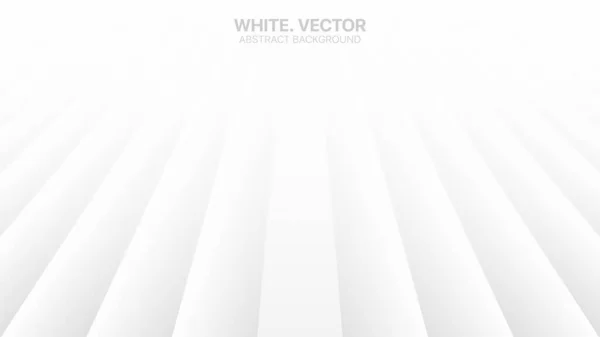 Líneas de perspectiva vectorial Borrar blanco negocios sutiles blanco fondo abstracto — Vector de stock