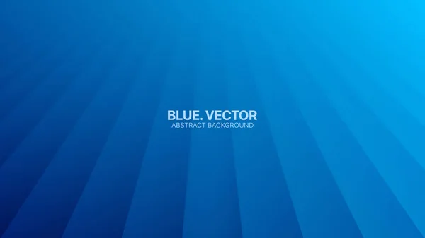 Linhas de perspectiva vetorial Limpar negócio subtil em branco fundo abstrato azul profundo — Vetor de Stock