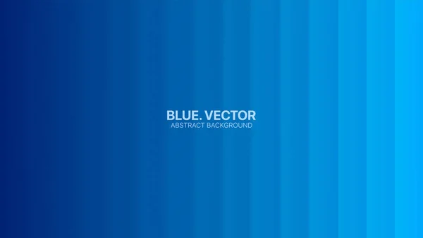 Minimalist Deep Blue Abstract Background 3D Vector Top View Smooth Lines — Stock Vector