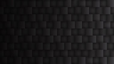 Siyah Yapılandırılmış 3B Kare Bloklar Koyu Gri Özgeçmiş Teknolojisi