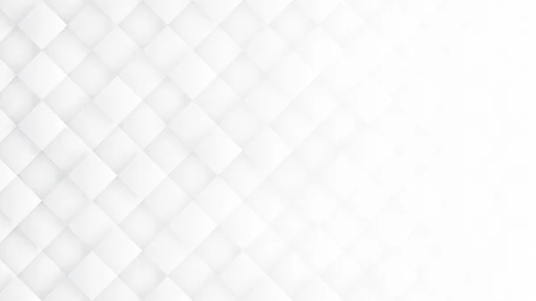 3D Rhombus Blocks概念性Sci-Fi最小化白色背景 — 图库照片