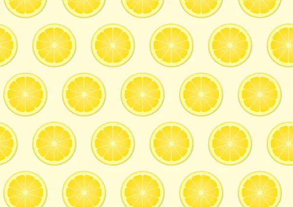 Zitronenhintergrund Für Tapeten Musterfüllungen Webseiten Hintergründe Oberflächentexturen Textilien — Stockvektor