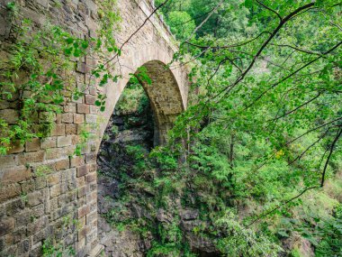 Casletto köprü Val Grande Milli Parkı'nda