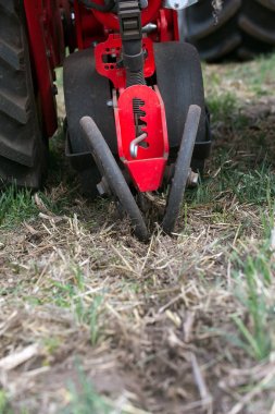 Tohum uygulama için özel makine görünümünü portre