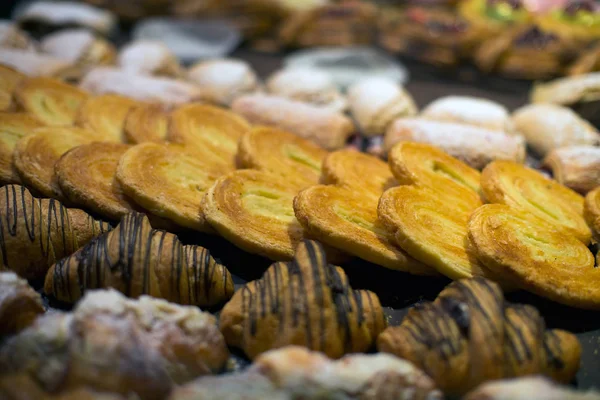 Différents Types Boulangerie Dans Département Confiserie Magasin — Photo