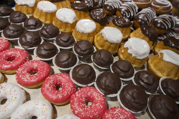 Different Kinds Bakery Confectionery Department Store — Stock Photo, Image