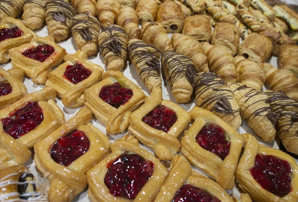 Diferentes Tipos Panadería Departamento Confitería Tienda —  Fotos de Stock