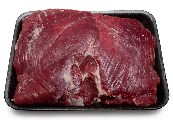 Мясо Говядины Лотке Изолированы Белом Фоне — стоковое фото