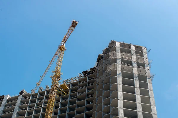 Construction Buildings Construction Crane — Stock Photo, Image