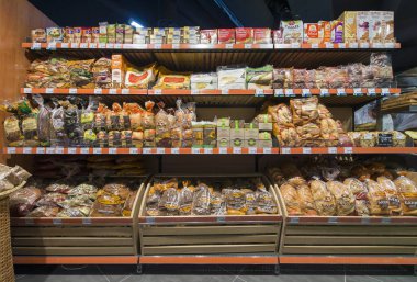 14 Kasım 2014, Silpo market süpermarketinin ekmek bölümü.