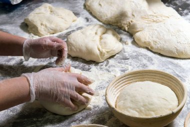 Özel bir fırında fırın ürünleri üretimi