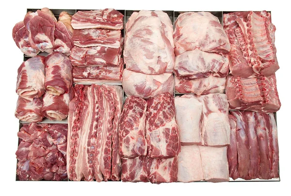 assorted pork meat, butcher\'s cut