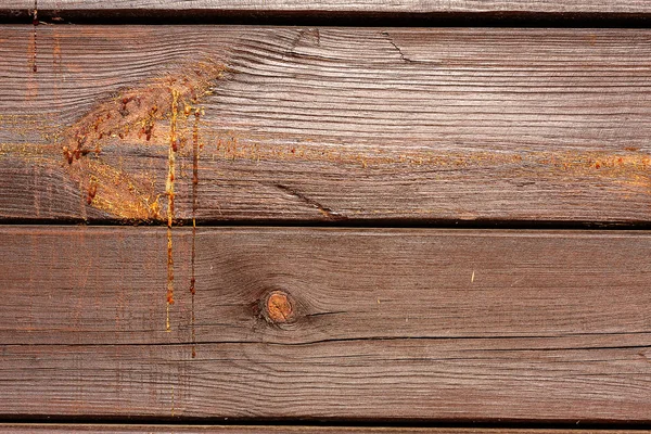 Doku ve reçine parçalı tahta — Stok fotoğraf