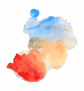 Çok renkli parlak suluboya doku
