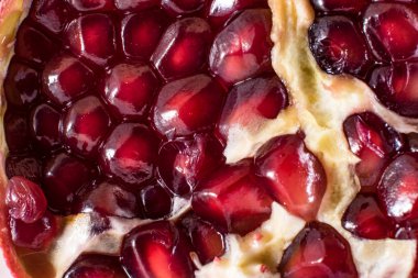 Parlak kırmızı renk 2018 close-up olgun nar