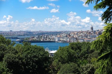 Görünümü Galata Kulesi ve yeni Istanbul