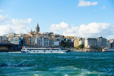 Cityscape Galata Kulesi ve Boğaziçi, Istanbul