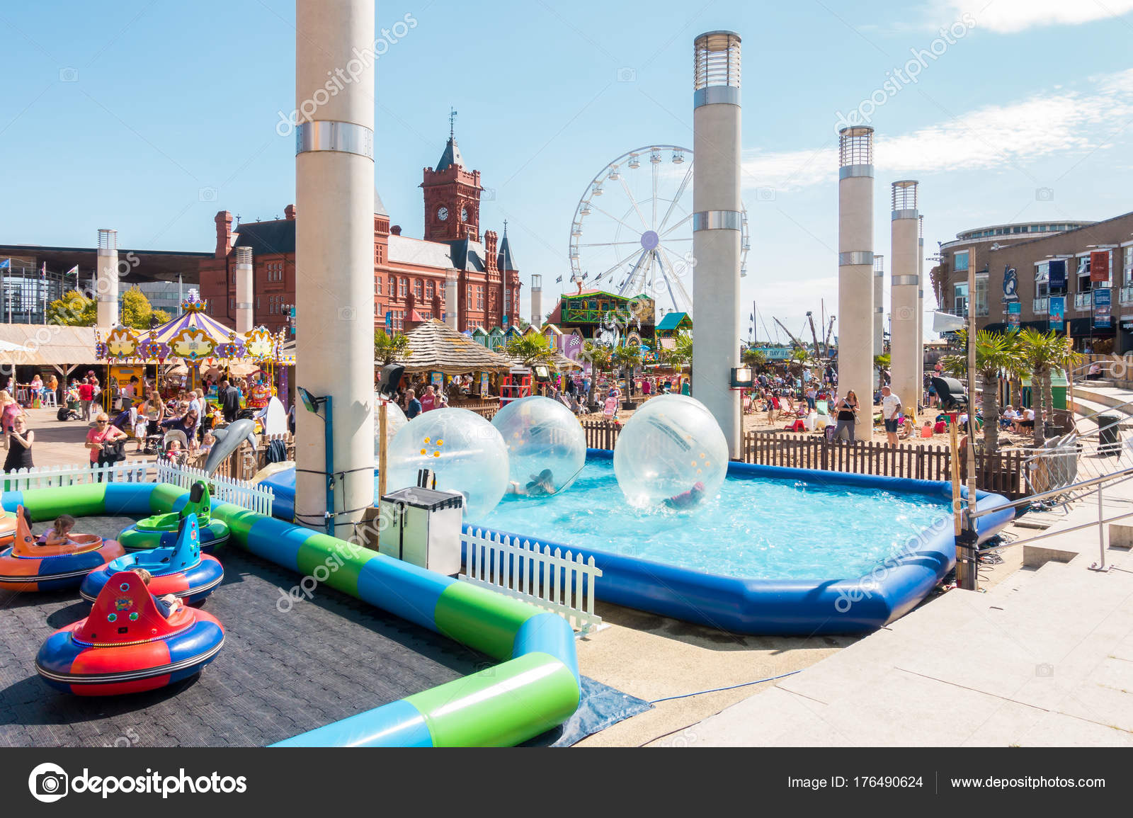 Family Fun at Cardiff Bay Beach