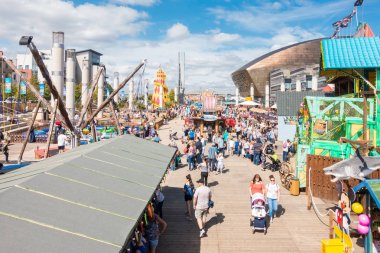 Cardiff Bay Beach kentsel Seaside Beach adil 2017