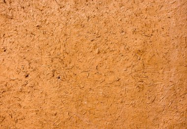 Moroccan Mud Wall in Ochre Color   clipart