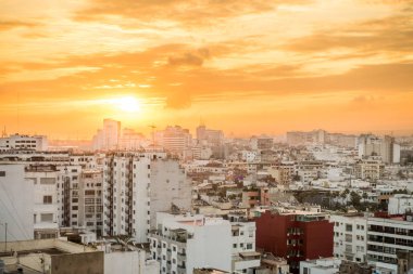Casablanca, Fas üzerinde gündoğumu