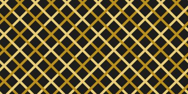 Basit altın rengi siyah çizgi, pürüzsüz kalıp vektörü