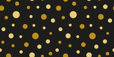 Basit, altın, siyah, pürüzsüz şekil vektörü.