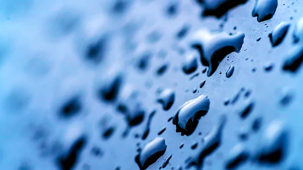 Zamknij krople wody makro fotografia tekstury tło — Zdjęcie stockowe
