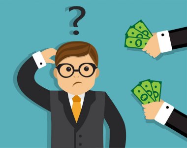 Rüşvet almak bir adam sanıyor