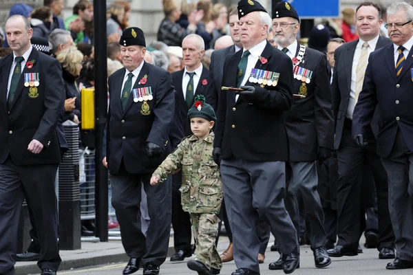 2015, Desfile del Día del Recuerdo, Londres — Foto de Stock