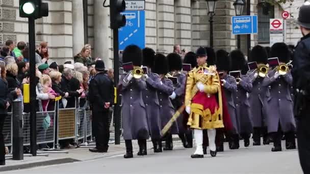 Remembrance Day Parade, London — Stock Video