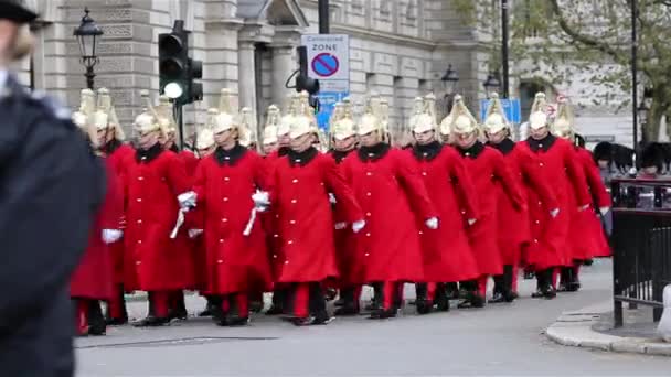 Desfile do Dia da Memória, Londres — Vídeo de Stock