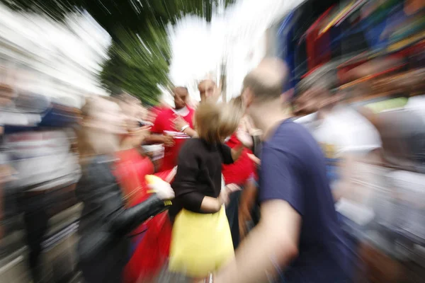 Visitantes em 2012, Carnaval de Notting Hill — Fotografia de Stock