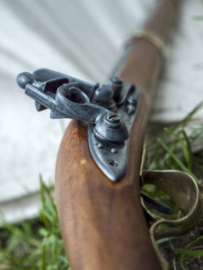 Eski tüfeğin tetikleme mekanizması.