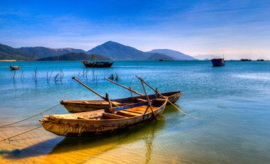 güzel bir plaj Vietnam