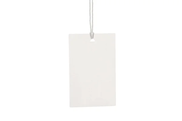 Giysi etiketi etiket boş beyaz mockup