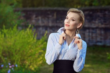 Kız, portre, Sihir, moda