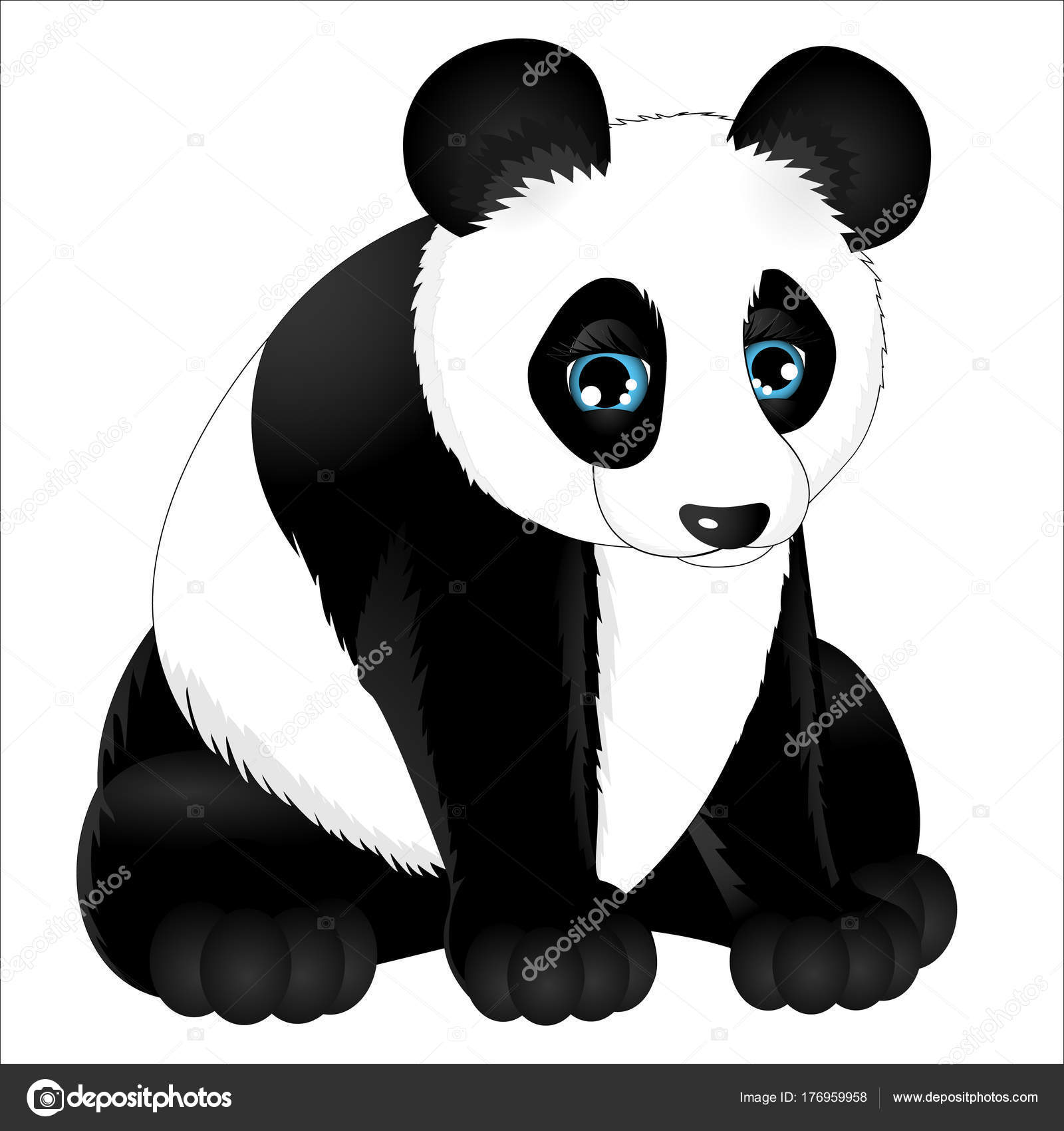 Cute Panda Cartoon Character Stock Vector Image by ©Talissa1 #176959958 Cute Panda Cartoon Character Stock Vector Image by ©Talissa1 #176959958