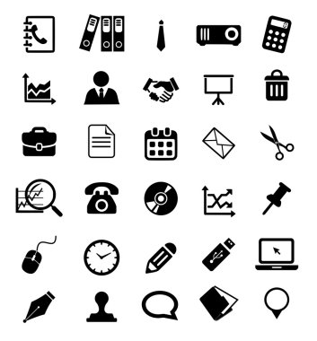 Vektör Office Icon set