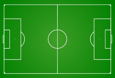 Futbol Pitch vektör