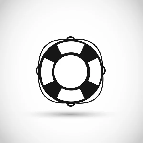 Lifebuoy ícone vetor ilustração —  Vetores de Stock