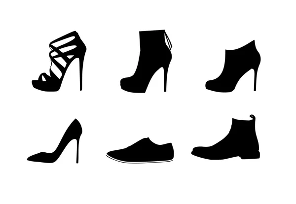 Жіноче взуття Векторний набір — стоковий вектор