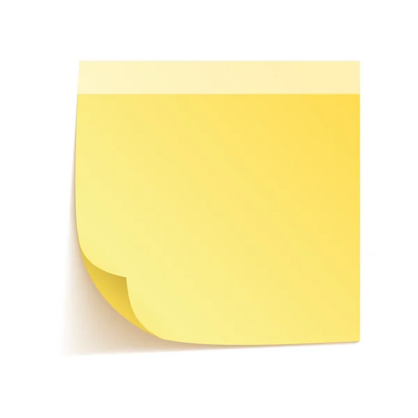 Yellow sticker vector illustration — Stock vektor