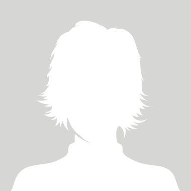 Profil resmi illüstrasyon - kadın vektör