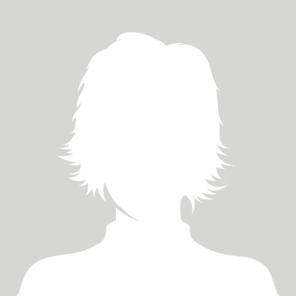 Imagen de perfil ilustración - mujer vector — Vector de stock